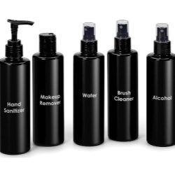 Qosmedix introduces collection of 250 ml printed cylinder bottles for water, brush cleaner, alcohol, hand sanitizer and makeup remover